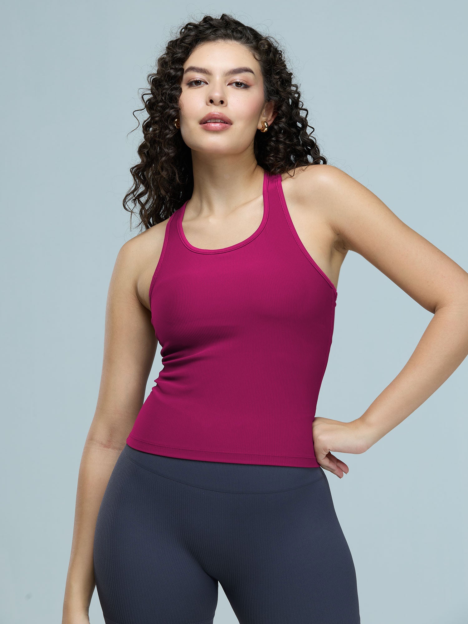 Ruby Tank Us Later Top – CAVA Athleisure Pvt Ltd