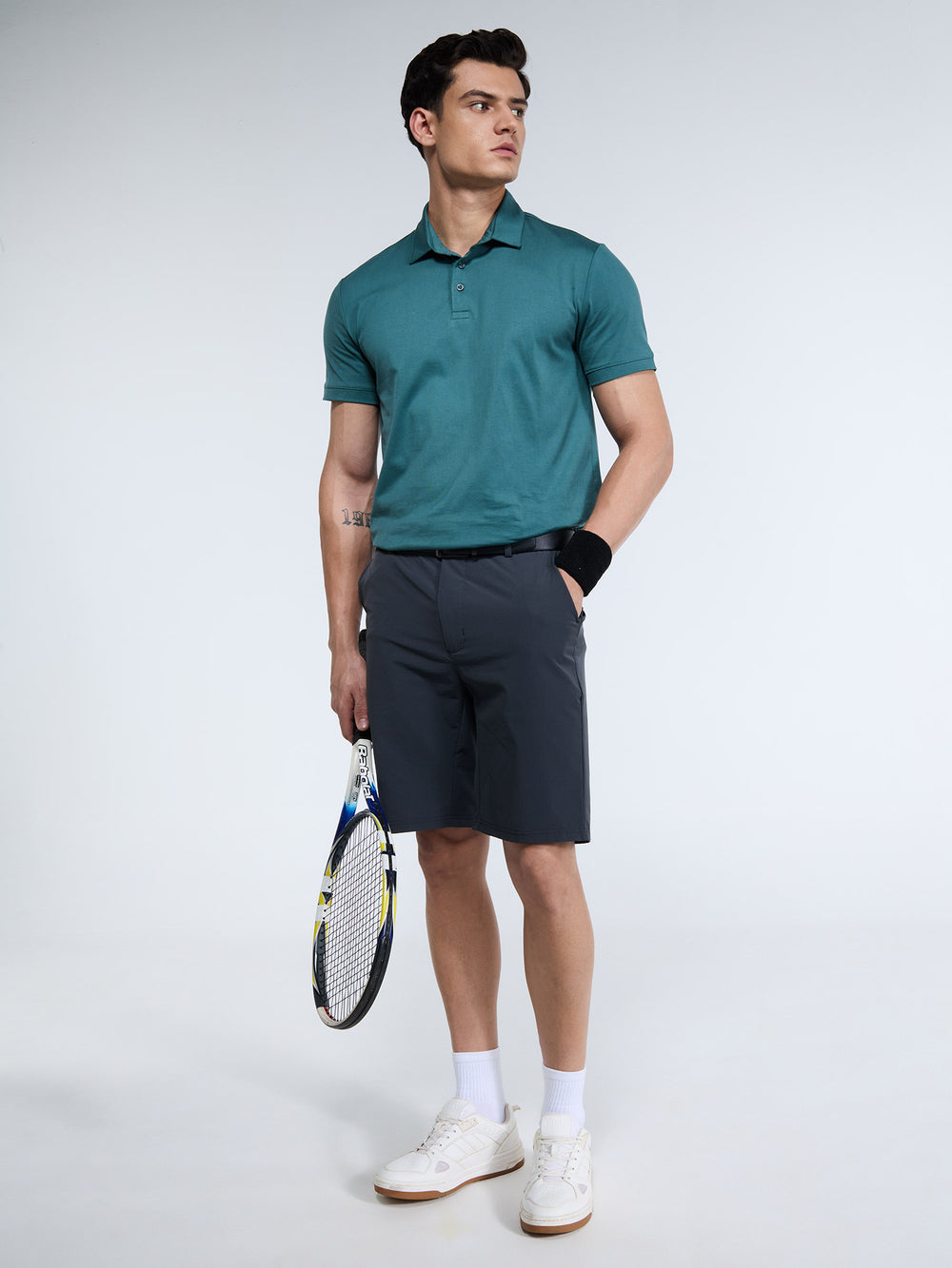 Pine Supima Polo T-Shirt - Regular Fit