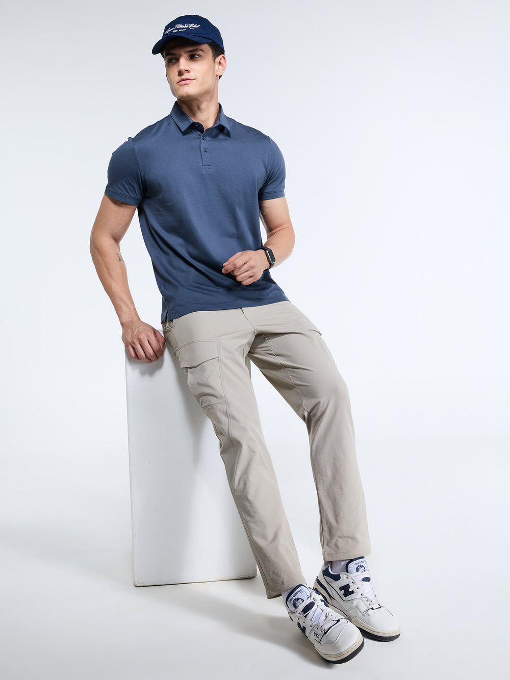 Ash Supima Polo T-Shirt - Regular Fit