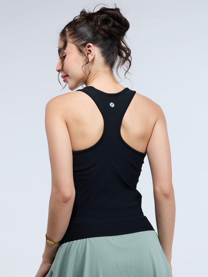 Black Tank Us Later Top