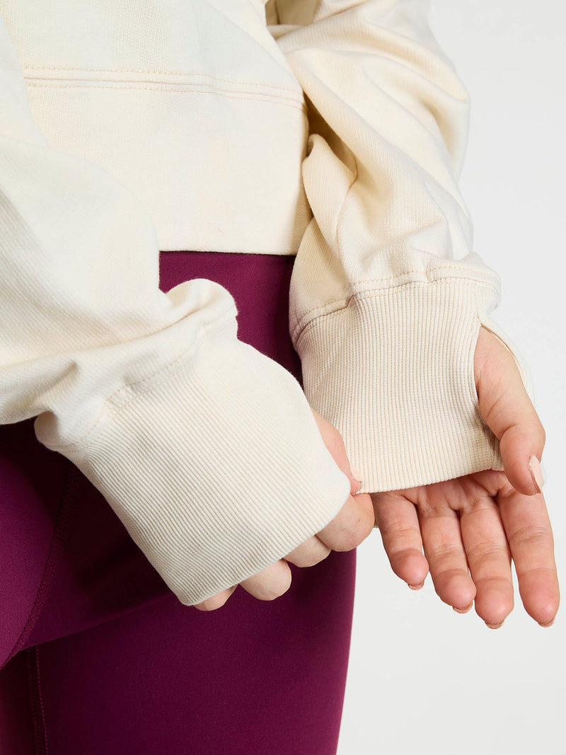 Cream Pilates Club Sweatshirt