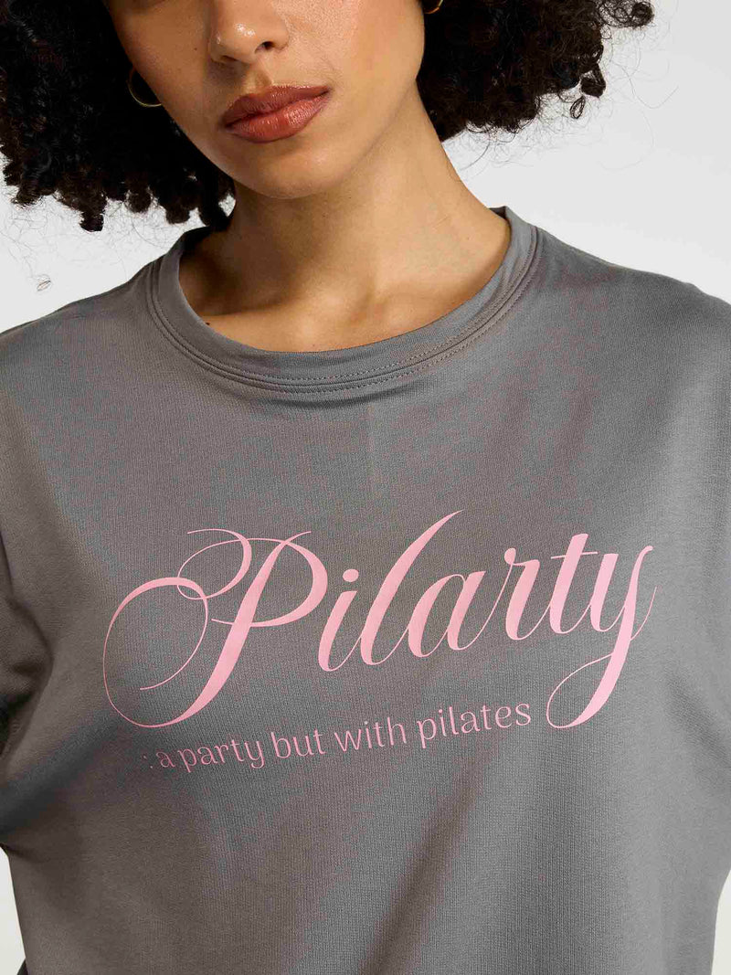 Grey Pilates Club Sweatshirt