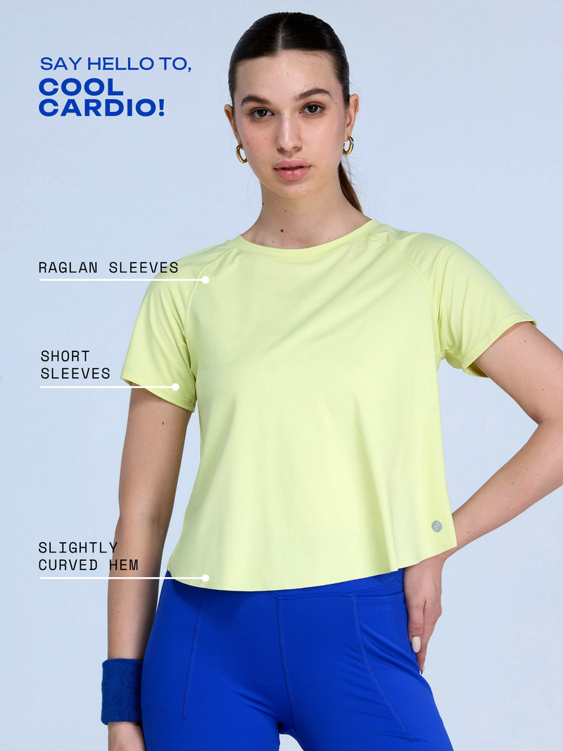 Lime Overlap Tee