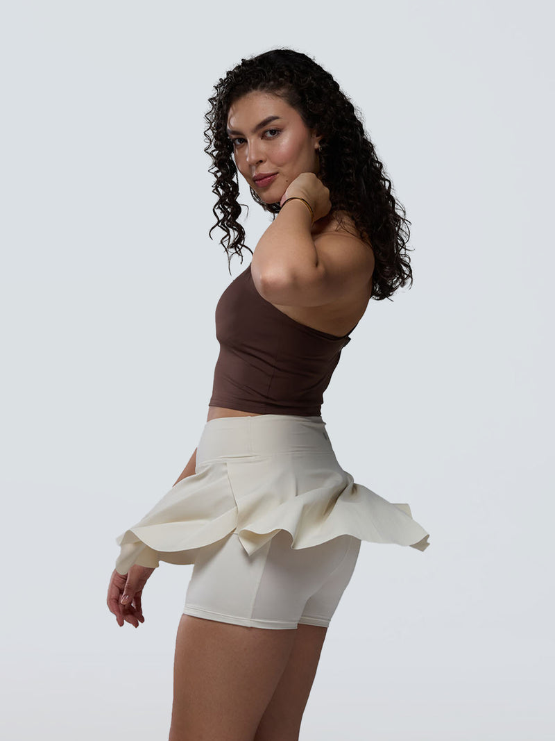 Ivory Swirl Tennis Skorts