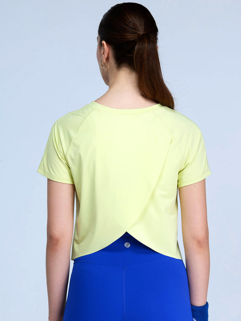 Lime Overlap Tee
