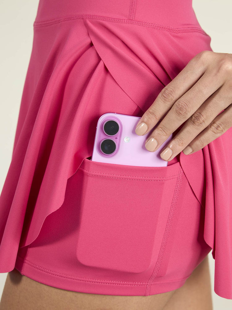 Hot Pink Swirl Tennis Skorts