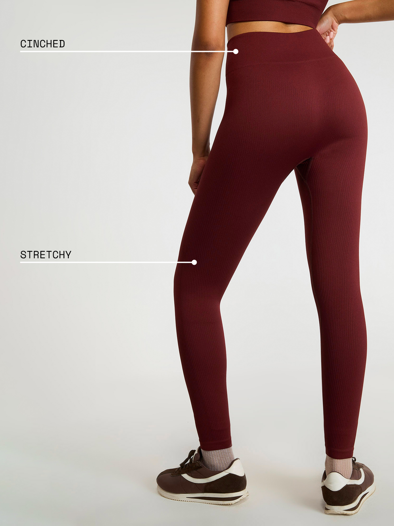 Auburn Seamless Cinched Leggings