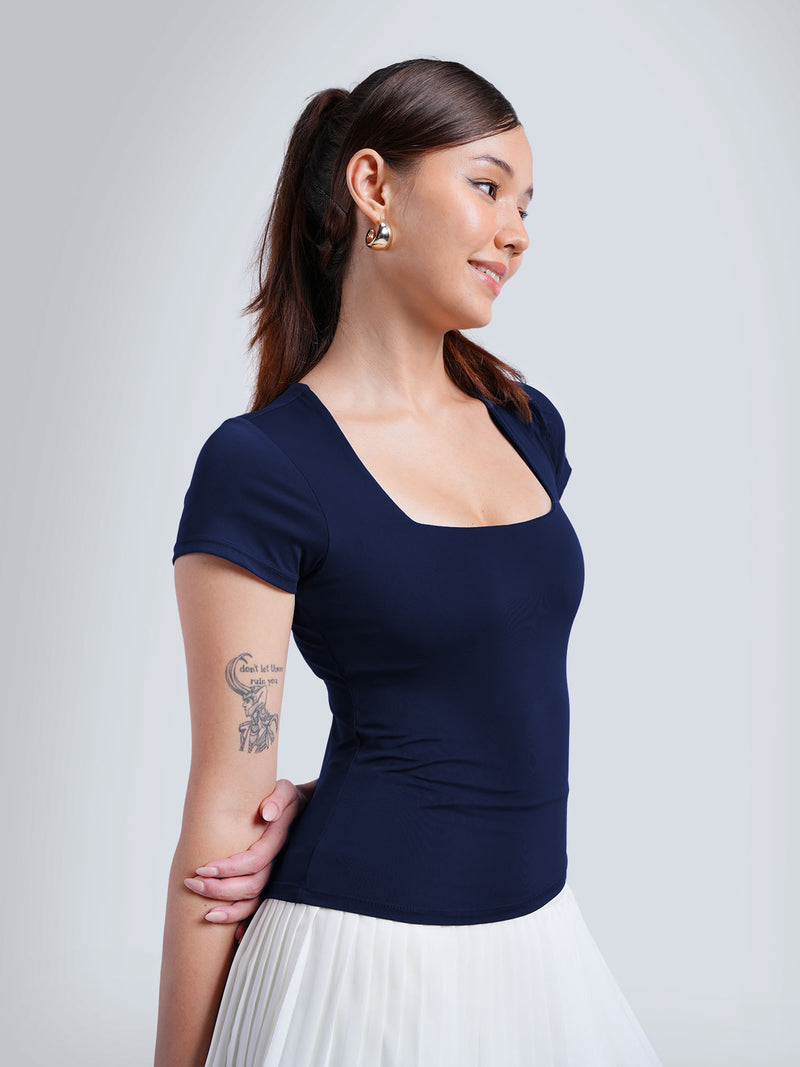 Navy Sculpt Built-In Top
