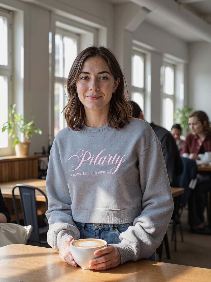 Grey Pilates Club Sweatshirt