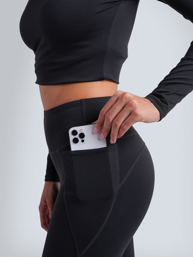 Black Sculpt Bootcut Leggings