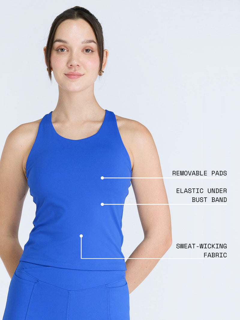 Cobalt Racerback Tank