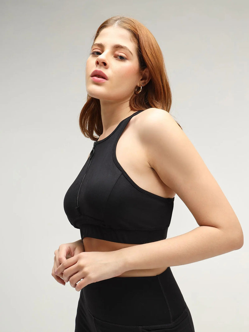 Belgrade Black Sports Bra CAVA athleisure