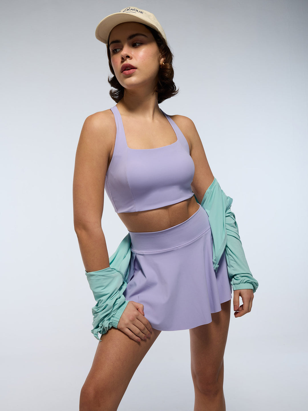 Lilac Swirl Tennis Skorts