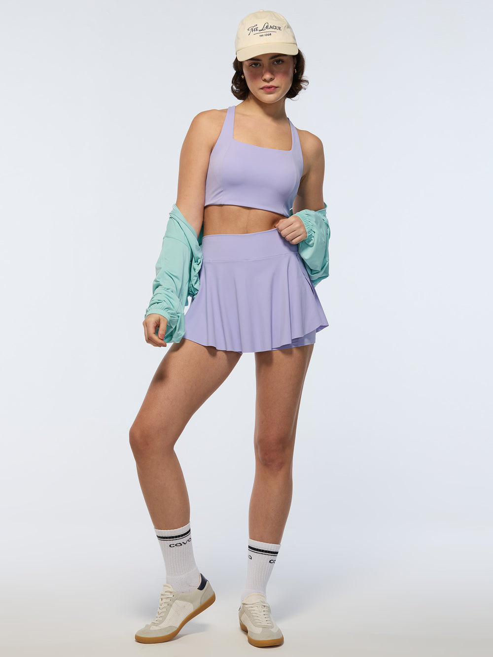 Lilac Swirl Tennis Skorts