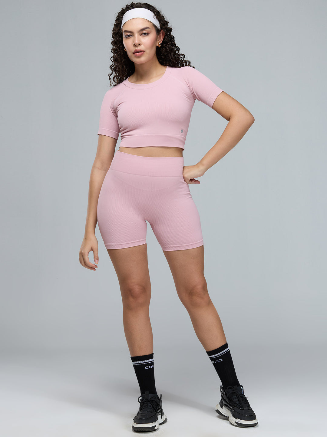 Pink Pulse Cropped T-shirt