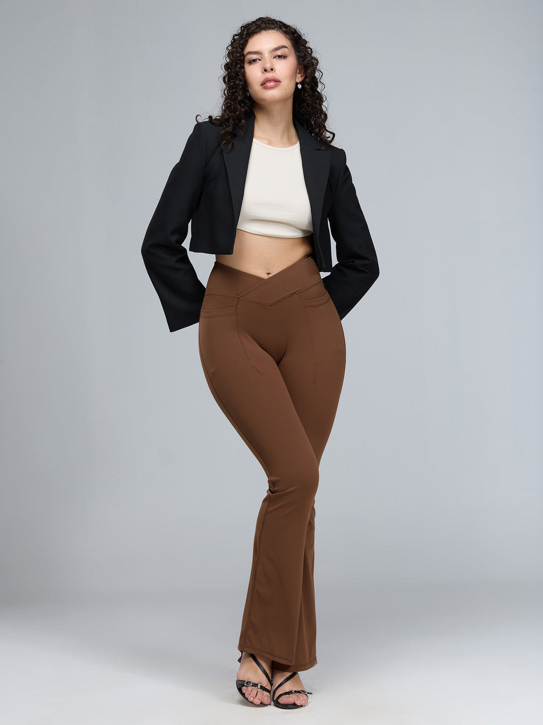 Brown Extra Tall Hourglass Leggings