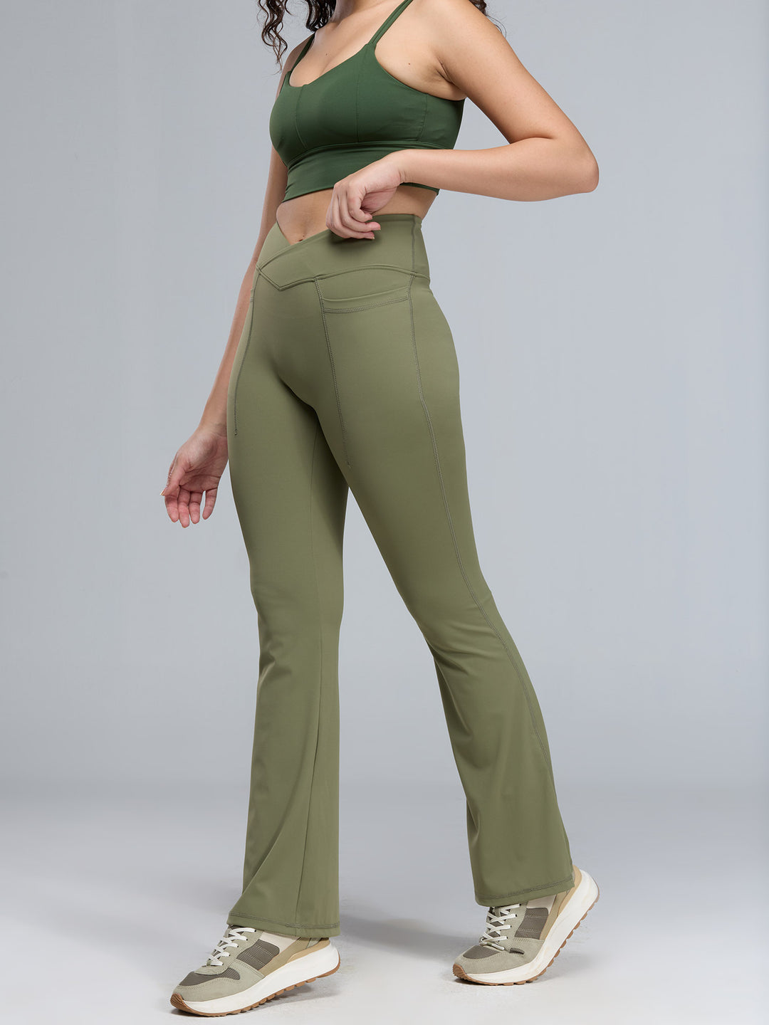 Olive Extra Tall Hourglass Leggings