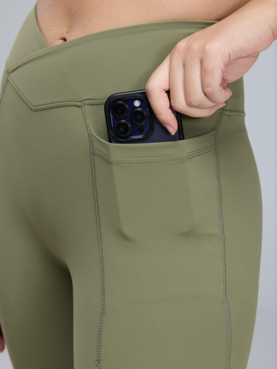 Olive Extra Tall Hourglass Leggings