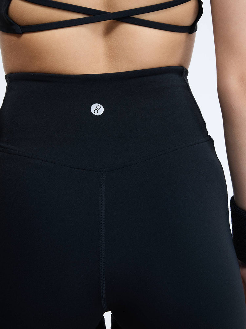 Black Hourglass Booty Shorts