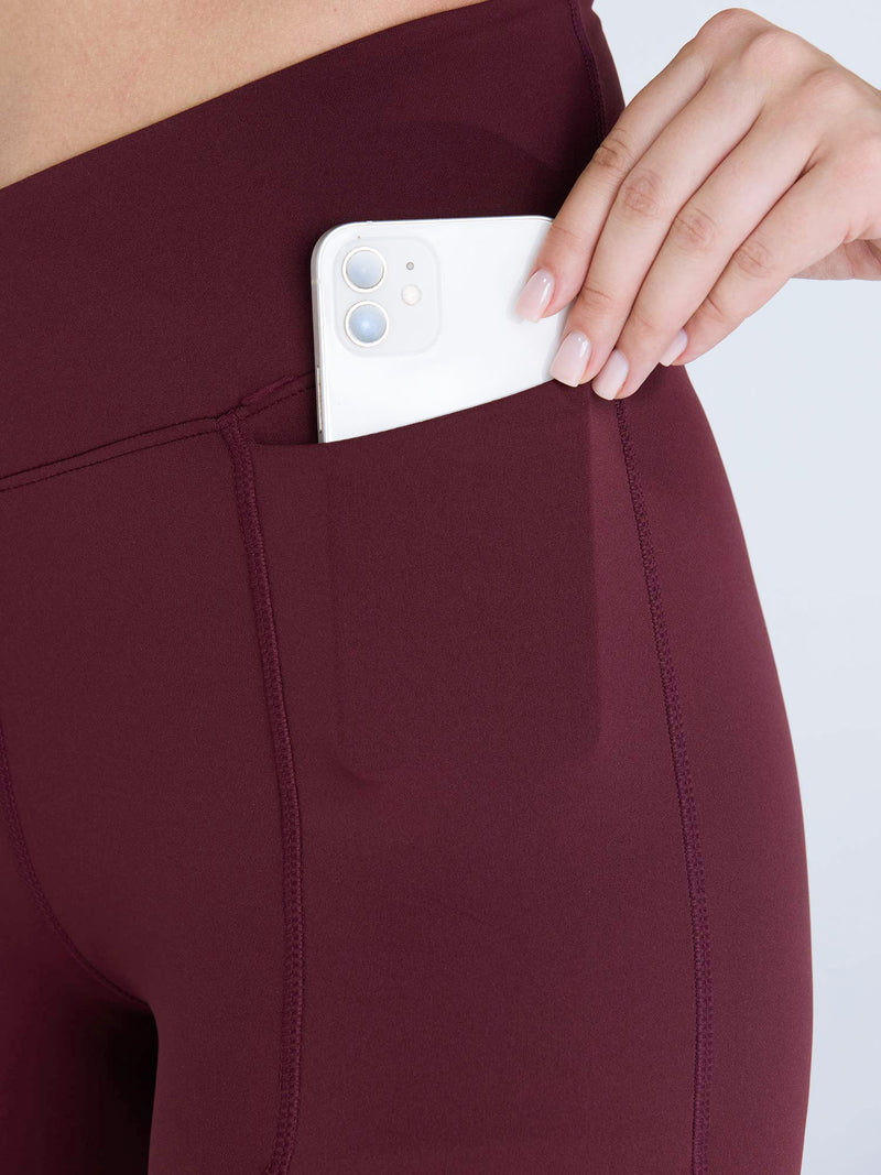 Burgundy Hourglass Snug Leggings