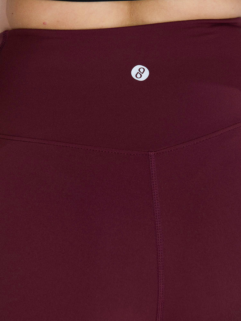 Burgundy Hourglass Snug Leggings