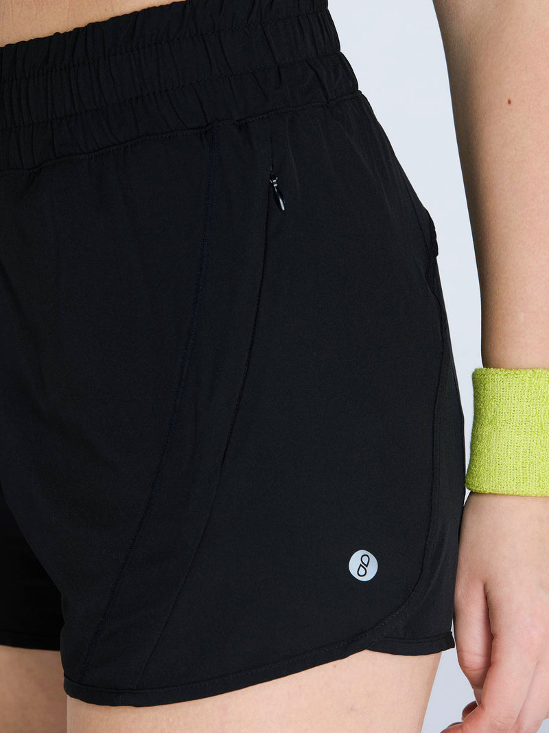 Black Sprint Shorts - Lined