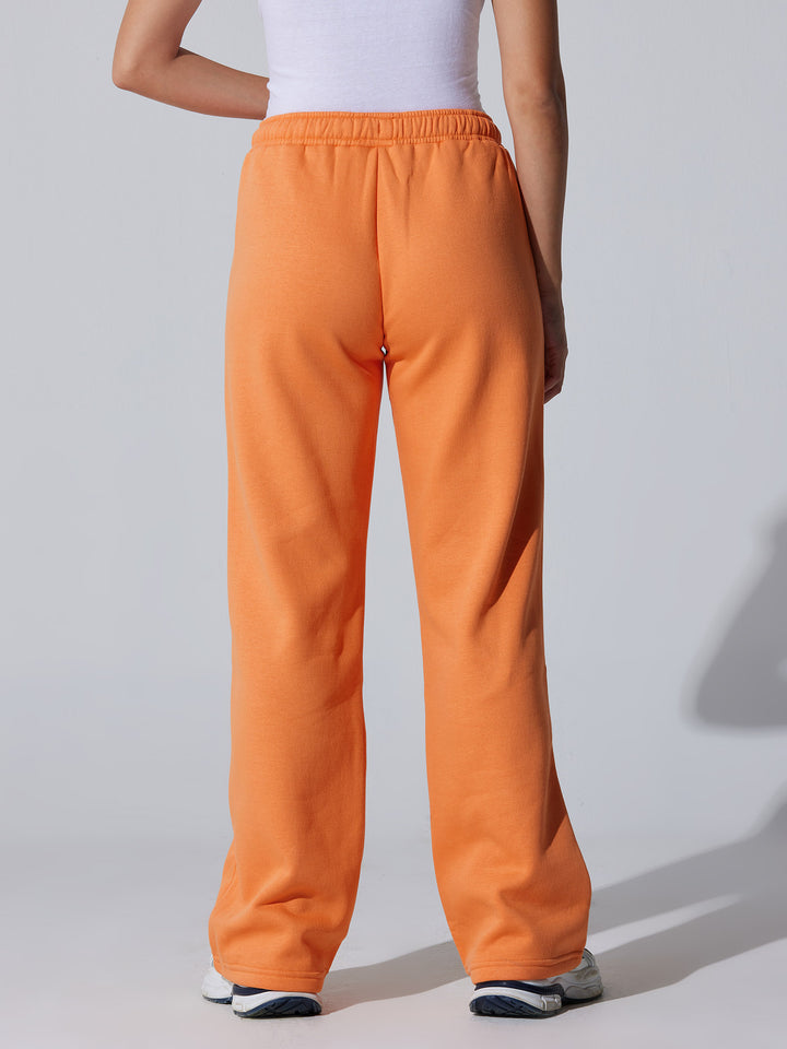 Orange Dual Slit Adapt Joggers