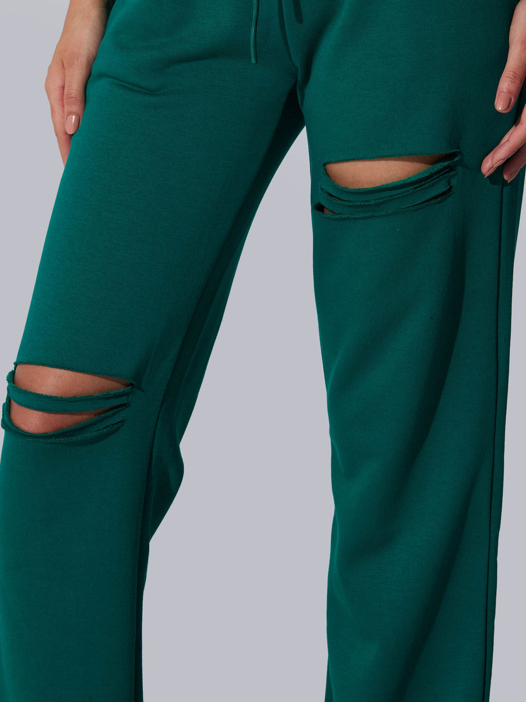 Green Dual Slit Adapt Joggers