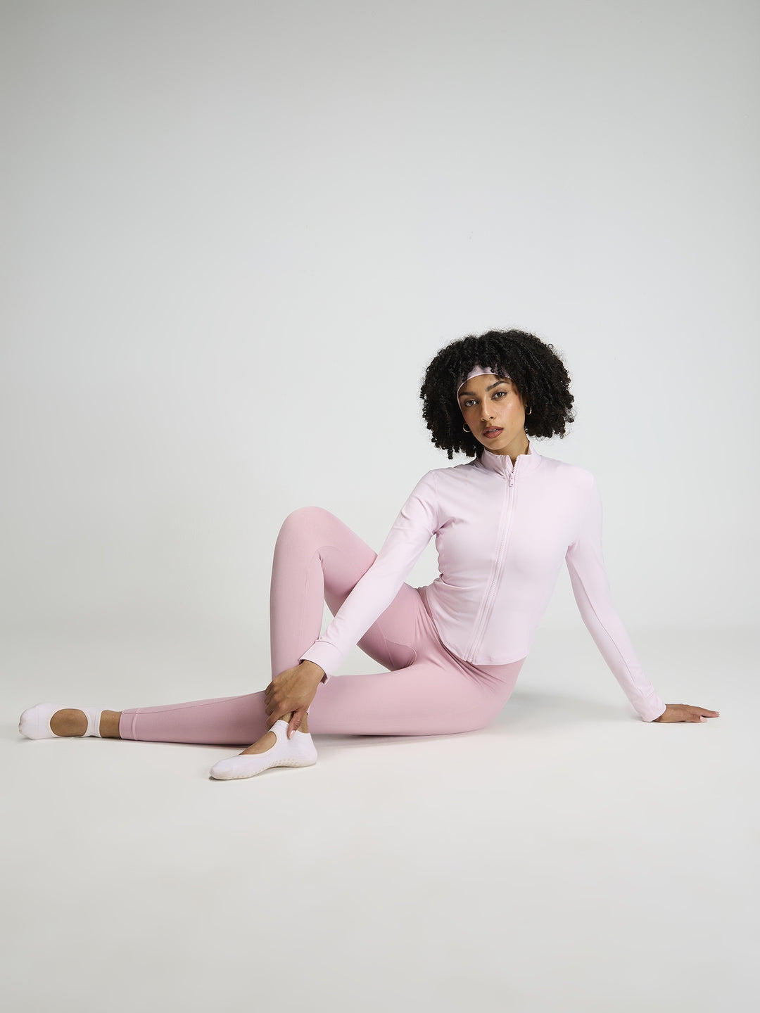Pink Sky-Rise Leggings