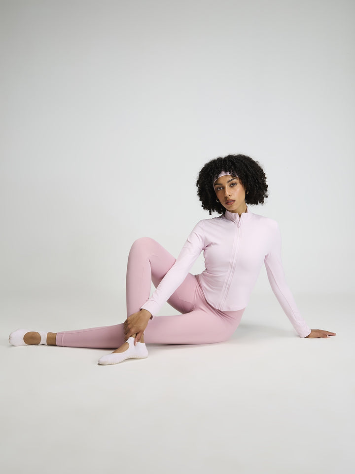 Pink Sky-Rise Leggings