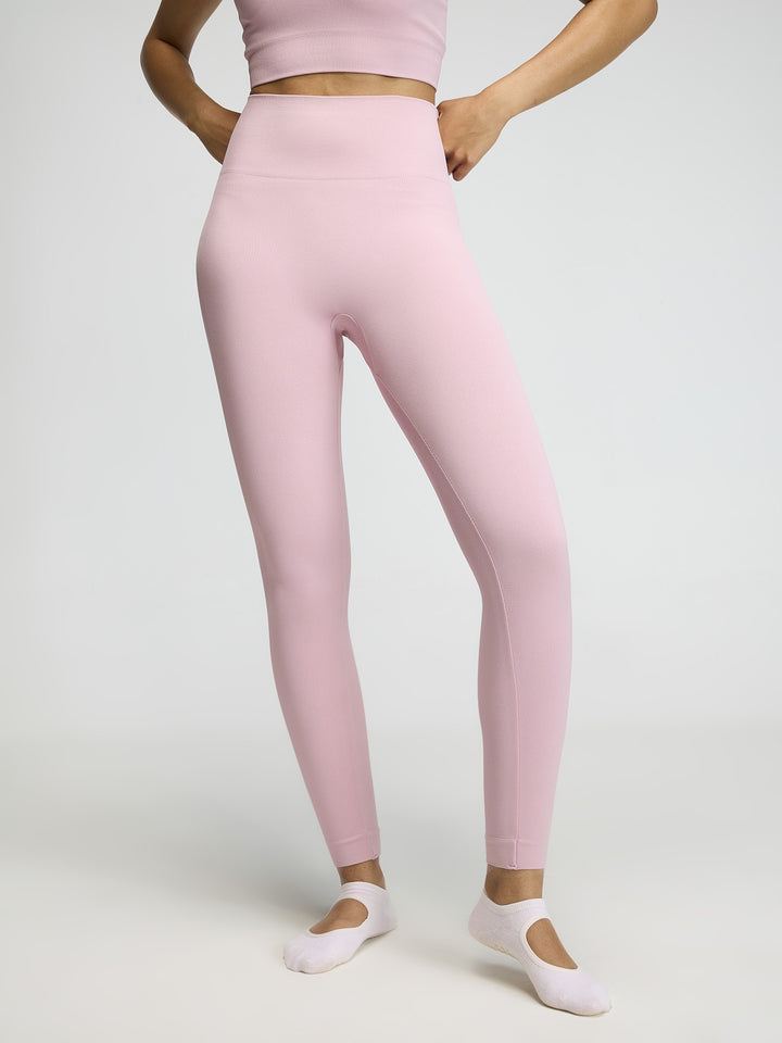 Pink Sky-Rise Leggings