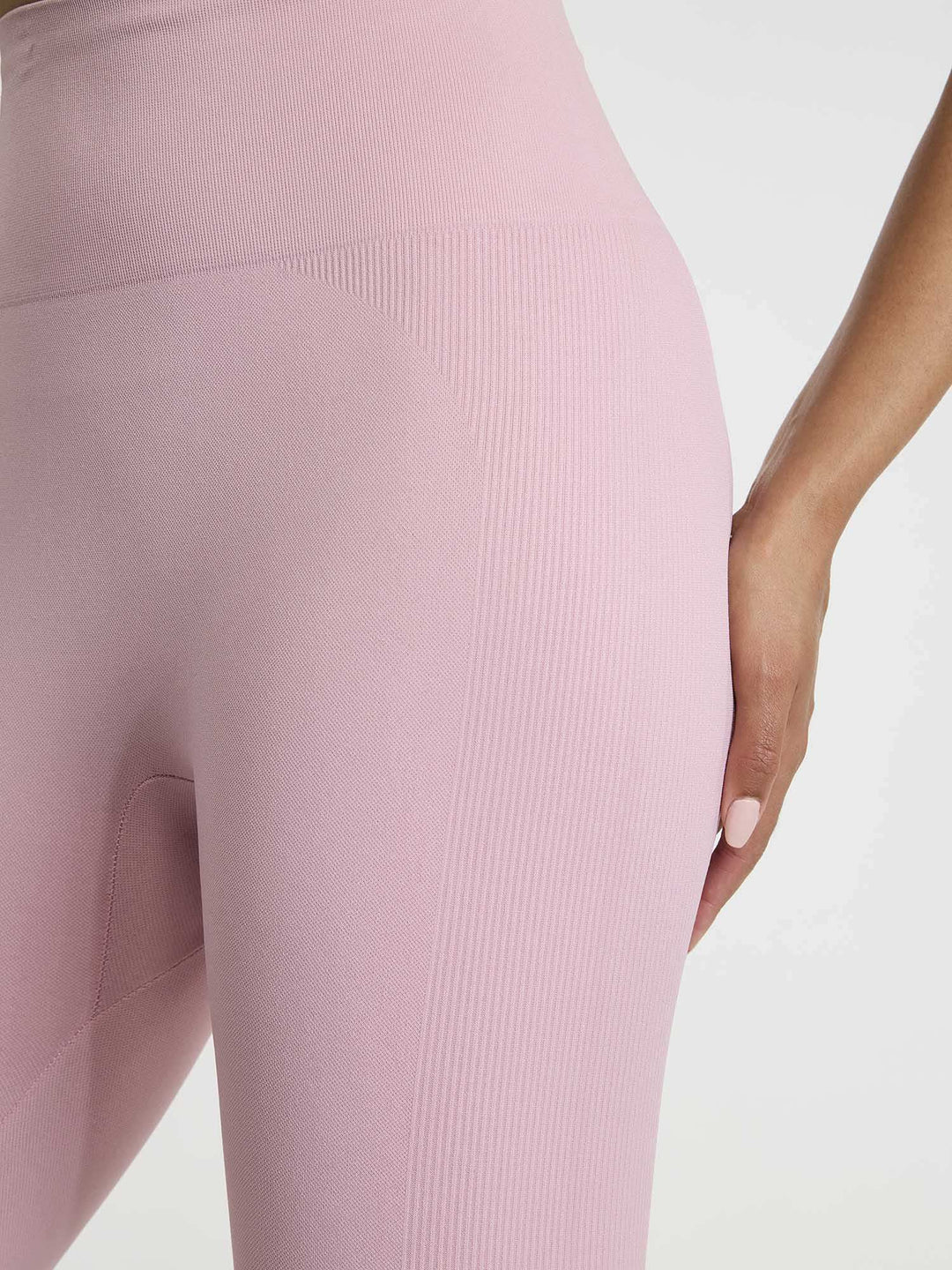 Pink Sky-Rise Leggings