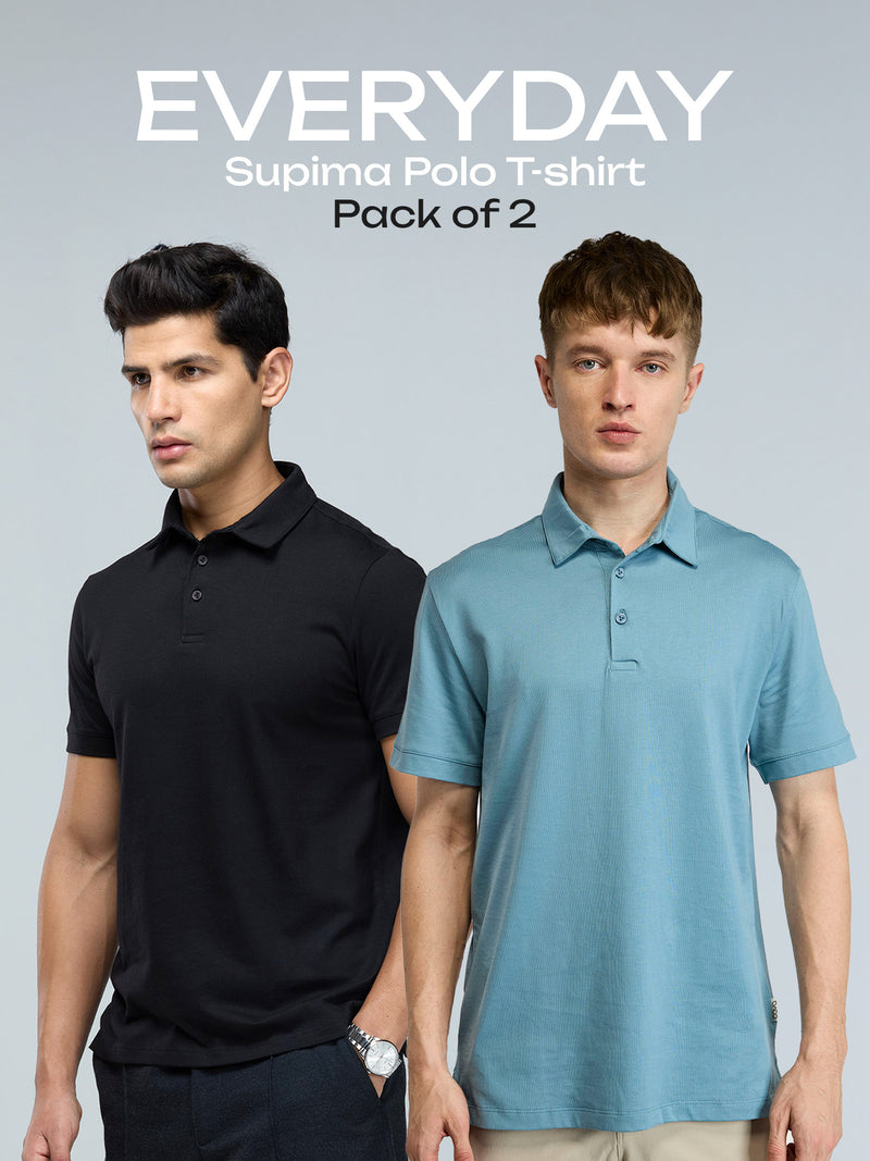 Everyday Supima Polo T-shirt - Pack of 2