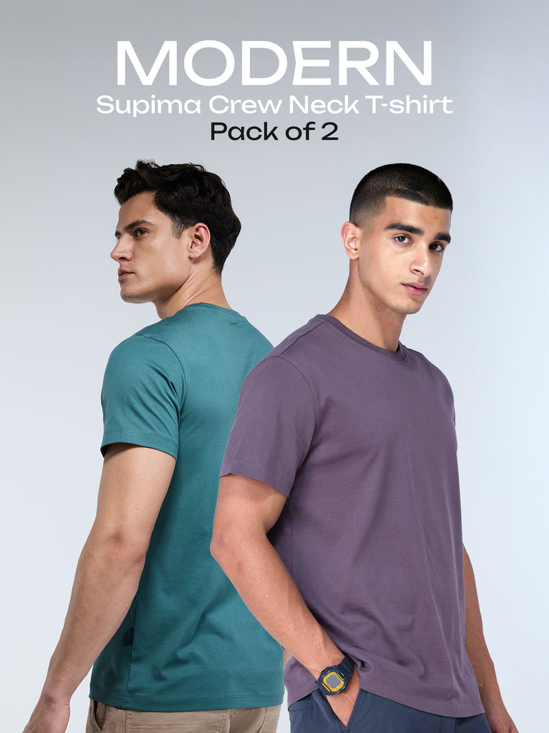 Modern Supima Crew Neck T-shirt - Pack of 2