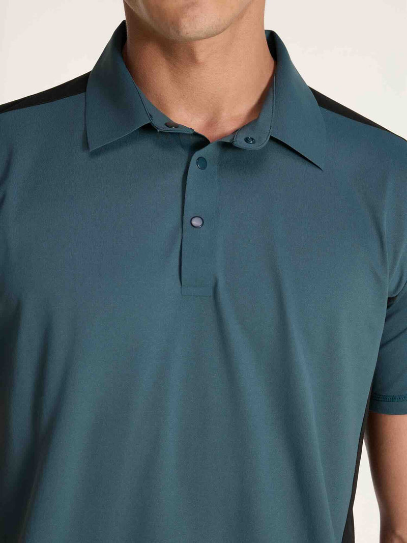 Jade Contrast Bonded Polo