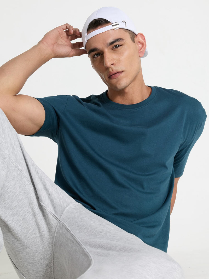 Jade Supima Crew Neck T-shirt - Relaxed Fit
