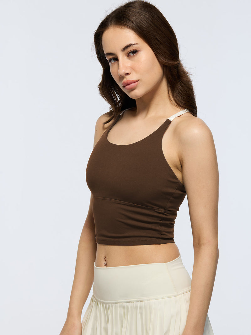 Toasted Cross Back Sports Bra
