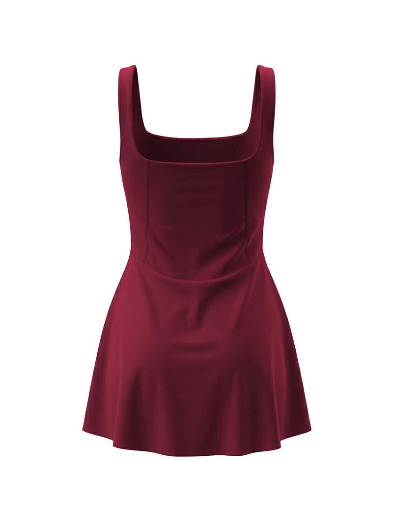 Cherry Swirl Swim Dress