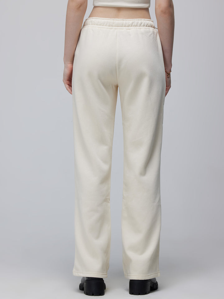 Ivory Relaxed Wide Leg Pants