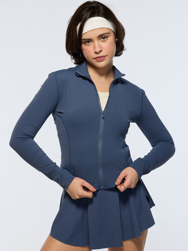 Steel Blue Sculptor Jacket