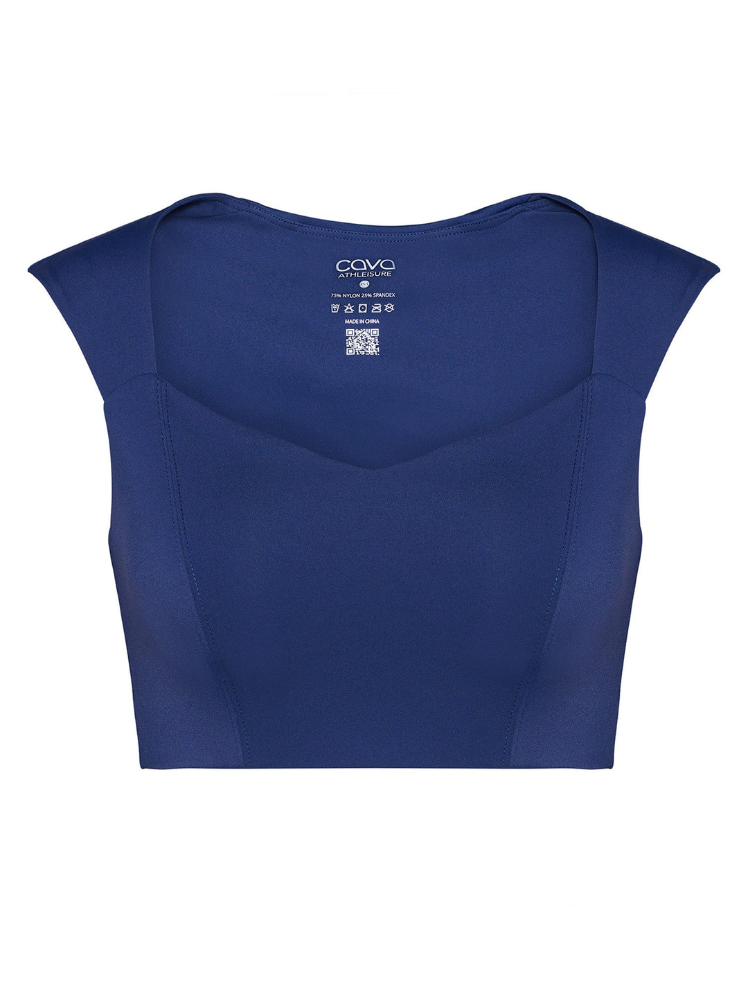 Royal Blue Radiant Sweetheart Neck top