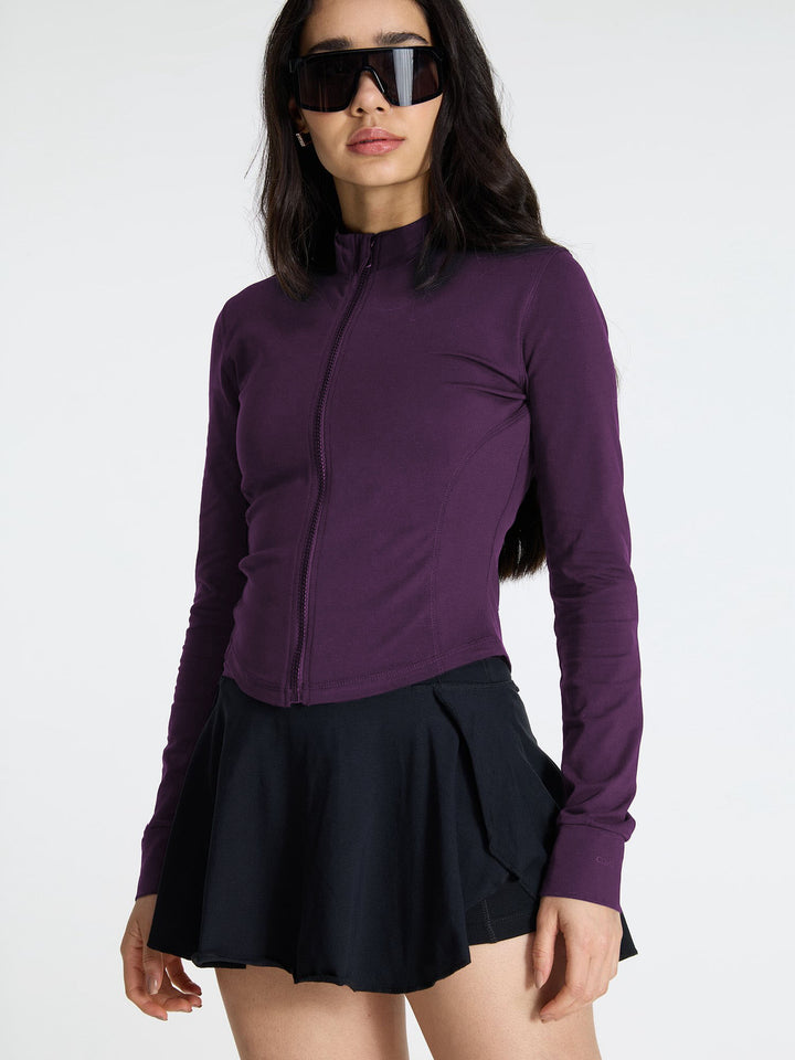Plum Cotton Recovery Jacket