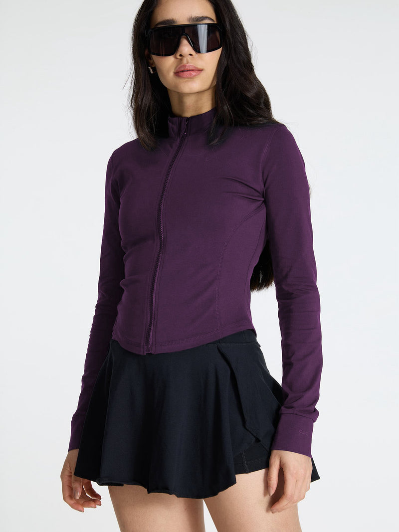 Plum Cotton Recovery Jacket