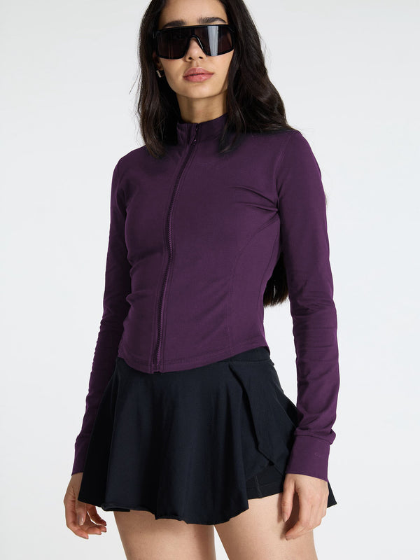 Plum Cotton Recovery Jacket