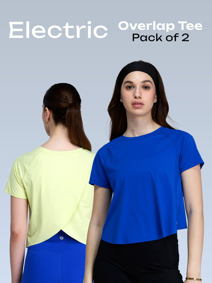 Electric Overlap Tees - Pack of 2
