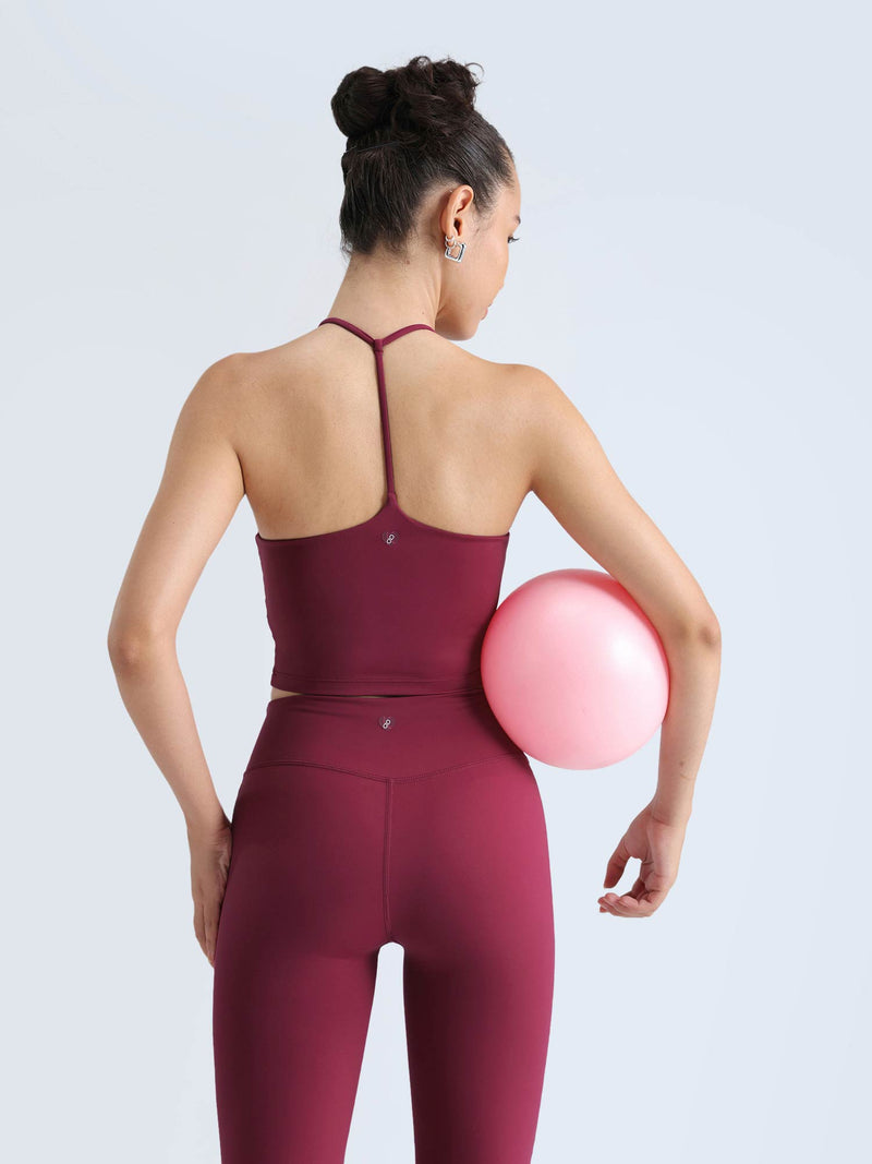 Berry Bow Halter Top