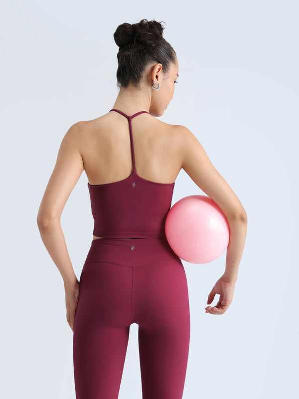 Berry Bow Halter Top