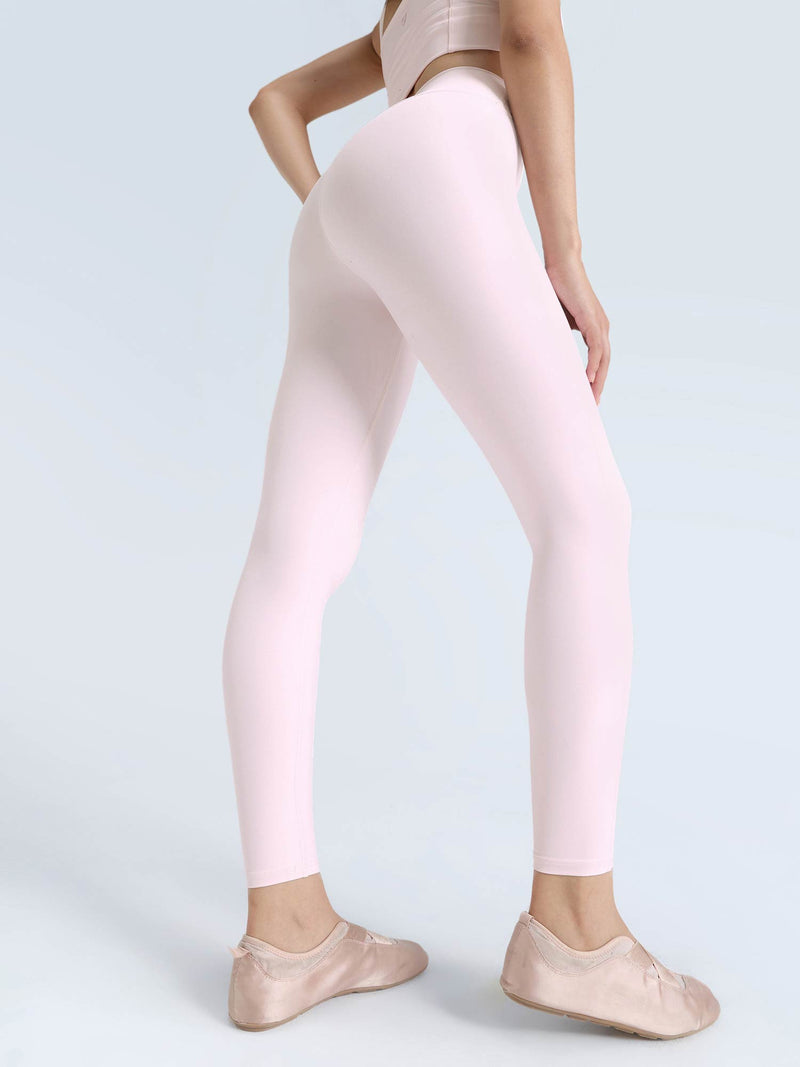Blush Ruched Snug Leggings