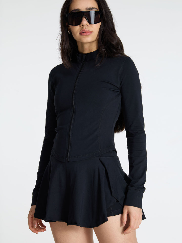 Black Cotton Recovery Jacket