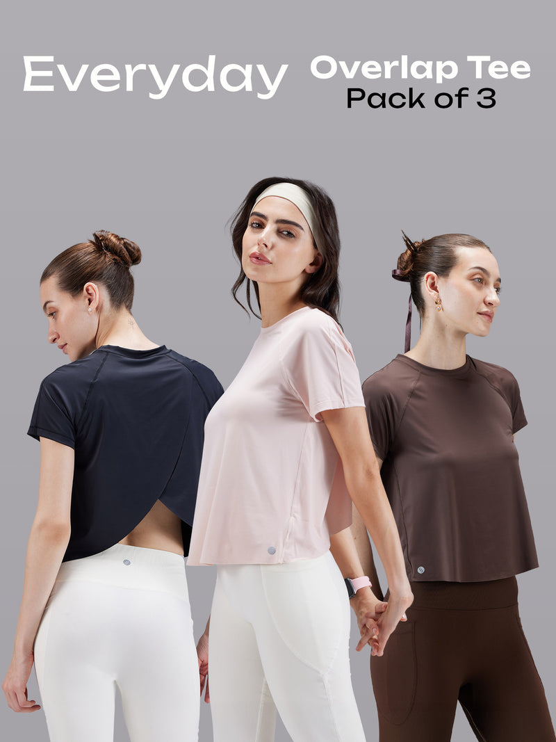 Everyday Overlap Tees - Pack of 3